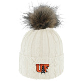 Alps Knit Pom Beanie | Cream
