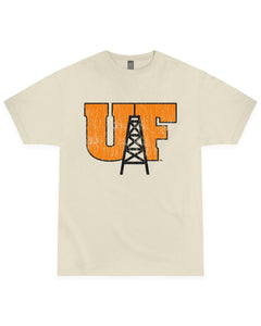 UF Distressed Tee | Bone