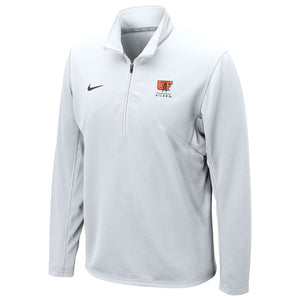 Club Fleece Half Zip | White