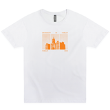 Landmark Triptych Tee | White