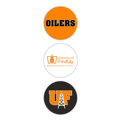 UF Small Round Decals | 3PK