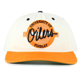 Retro 80s Circle Two-tone | Orange