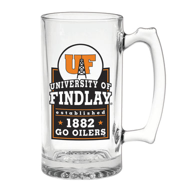 Starburst Tankard Stein | Clear