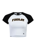 Load image into Gallery viewer, Ladies Homerun Tee | White/Black