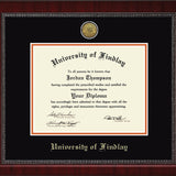 Gold Engraved Medallion Sutton Diploma Frame