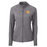 Adapt Eco Knit Heather Recycled Womens Full Zip | Black Heather