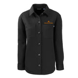 Roam Eco Recycled Womens Shirt Jacket | Black
