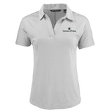 Coastline Epic Comfort Eco Recycled Dolman Womens Polo | Concrete