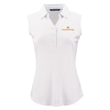 Forge Eco Recycled Sleeveless Womens Polo | White