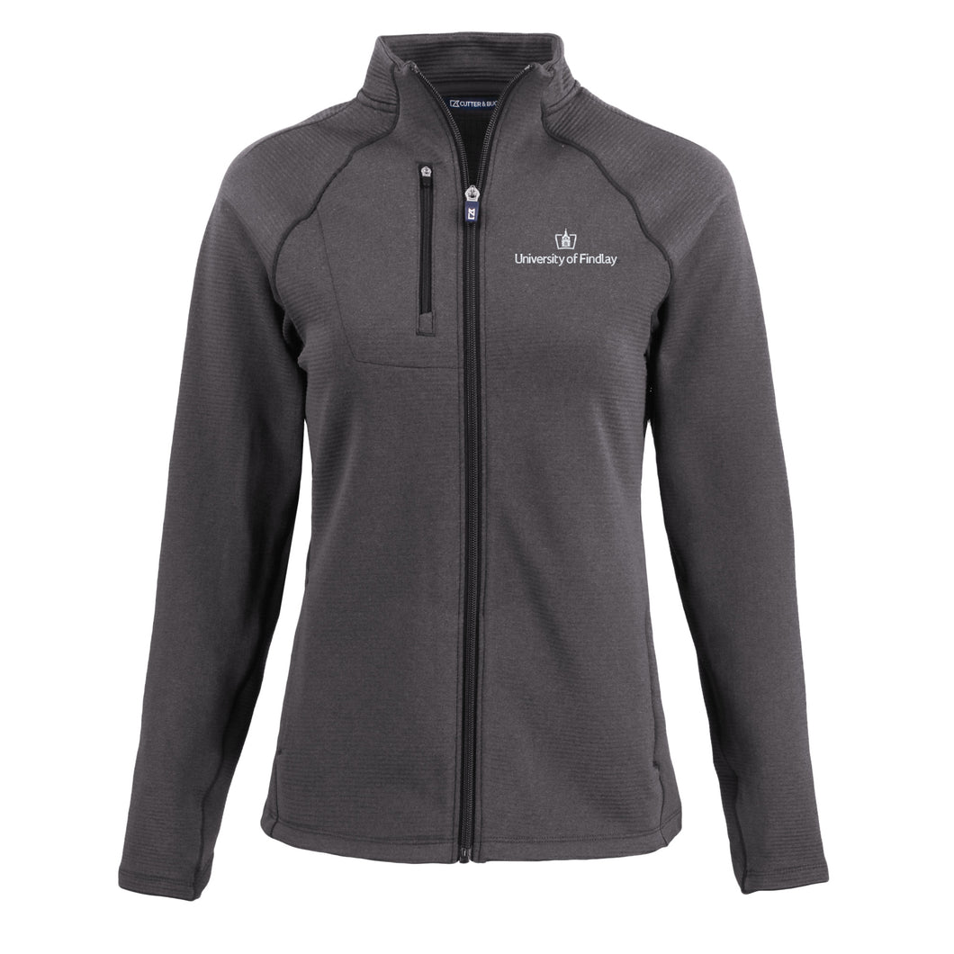Ladies Peshastin Full Zip | Black Heather