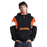 Breakaway Half Zip Hooded Jacket | Black