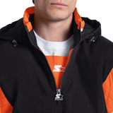 Breakaway Half Zip Hooded Jacket | Black