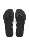 Ladies Black Slim Sandal