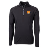 Adapt Eco Knit Stretch Recycled Mens Quarter Zip Pullover | Black