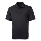 Virtue Eco Pique Recycled Mens Polo | Black