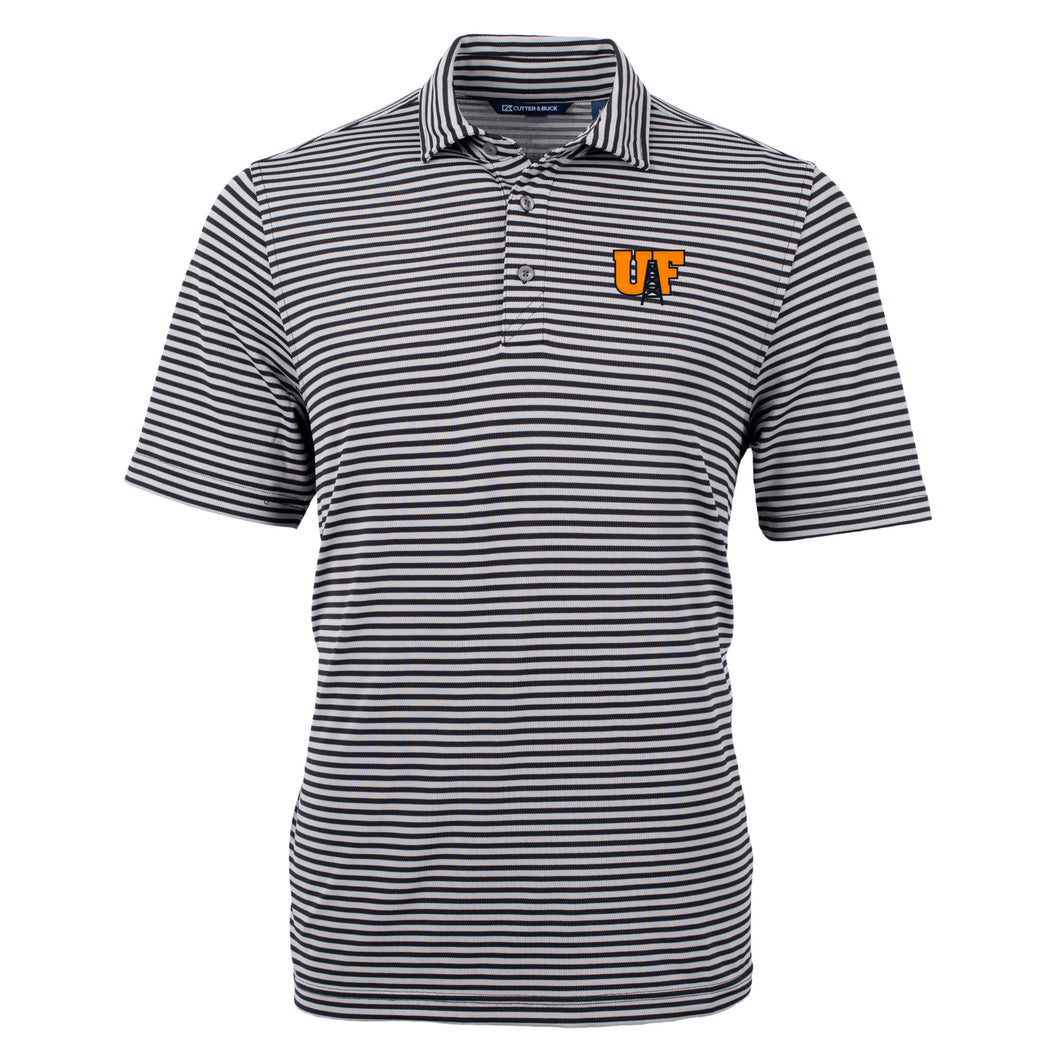 Men's Virtue Stripe Polo | Black/White