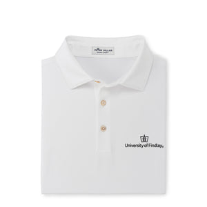 Solid Performance Jersey Polo | White