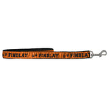 Deluxe Embroidered Pet Leash | Orange