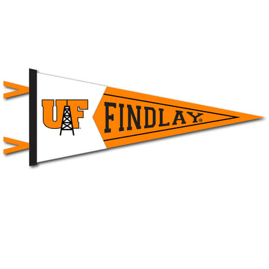 7 X 18 Two-Piece Flock Plus Pennant | Orange