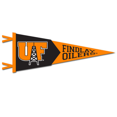 12 X 32 Two-Piece Flock Plus Pennant | Orange