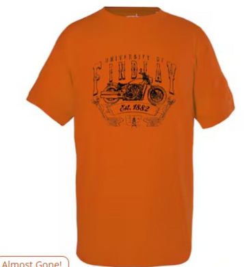 Youth Motorcycle Tee | Orange (YL)