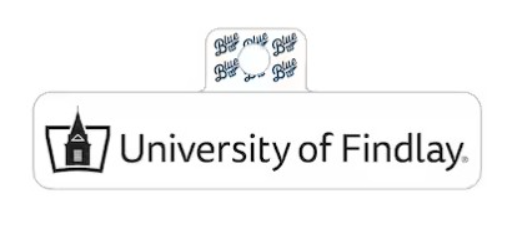 University of Findlay Sticker | White