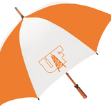 The Eagle Imprinted Golf Umbrella | Orange/White