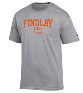 Findlay Oilers Dad Tee | Heather Gray