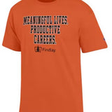 Meaningful Lives. Productive Careers. Tee | Orange