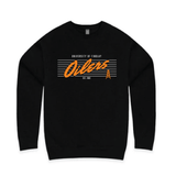 Youth Pinstripe Crew | Black