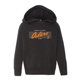 Toddler Pinstripe Hood | Black