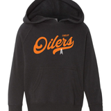 Toddler Vintage Script Hood | Black
