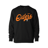 Toddler Vintage Script Crew | Black