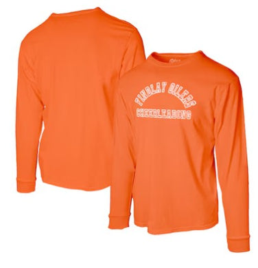 Arched Findlay Oilers Cheerleading Long Sleeve | Orange