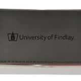 Imprinted Leather Accented Business Cardholder | Black