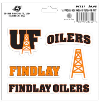 Findlay Oilers Stickers 5 Pack