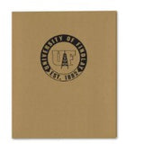 UF Folder W/Establish Date | Kraft Brown