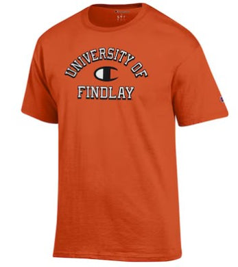 Arched Over Straight U Of F Tee | Orange