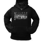 Oilers Car Youth Hoodie | Black