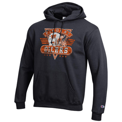 Retro Football Hood | Black