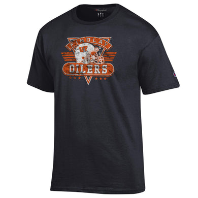 Retro Football Tee | Black