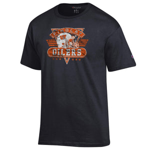 Retro Football Tee | Black