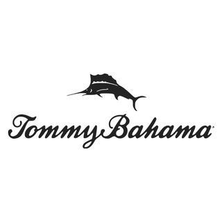Tommy Bahama logo with a marlin silhouette on a white background